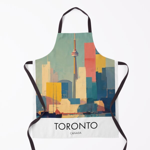 Item preview, Toronto Skyline, Painterly City Decor designed and sold by MarkedArtPrints.