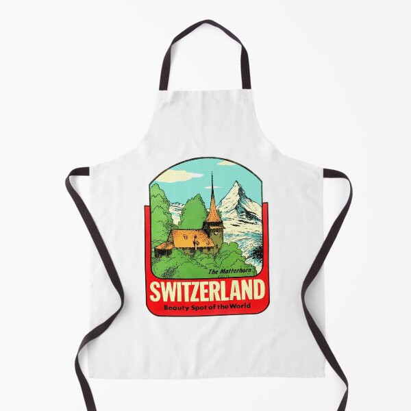 Item preview, Switzerland The Matterhorn Vintage Travel Decal designed and sold by shopbyjnb.