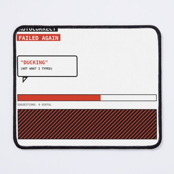 Item preview, Autocorrect Failed Again Sticker designed and sold by PlusScanner.