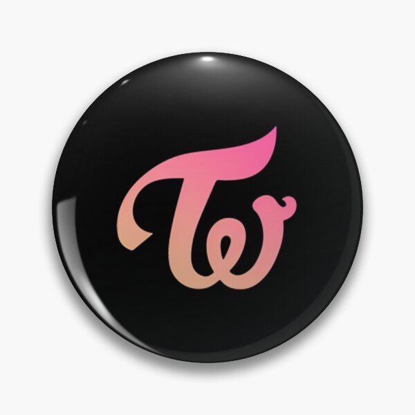 Item preview, Twice Classic Logo Apricot Neon Magenta designed and sold by PerditaLu.