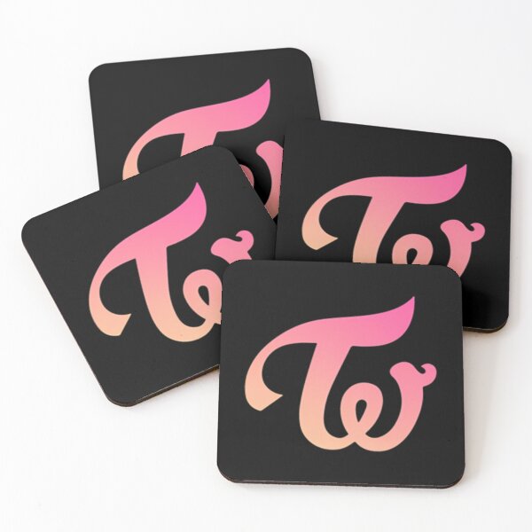 Item preview, Twice Classic Logo Apricot Neon Magenta designed and sold by PerditaLu.