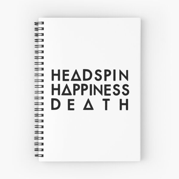 Item preview, Headspin Happiness Death (Black) designed and sold by TracepaperPen.