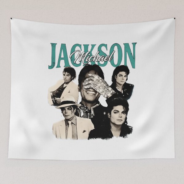 Item preview, Michael Jackson Vintage Pop Icon Collage Artwork designed and sold by MelanieMa74689.