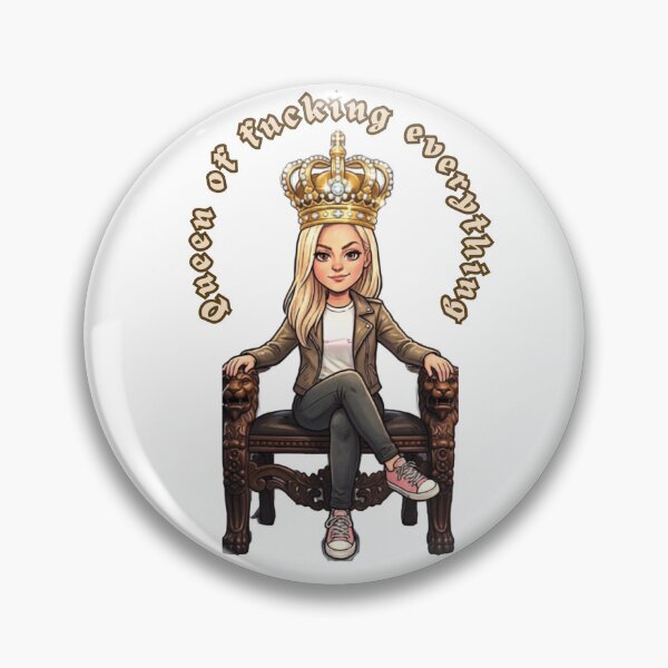Item preview, Queen Of Fucking Everything Sassy Boss Girl Crown Humor designed and sold by strAva-desinge.