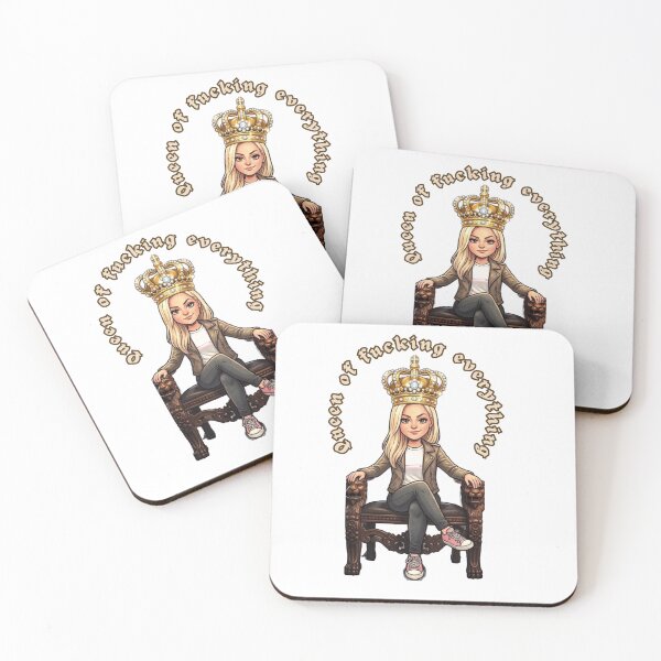 Item preview, Queen Of Fucking Everything Sassy Boss Girl Crown Humor designed and sold by strAva-desinge.