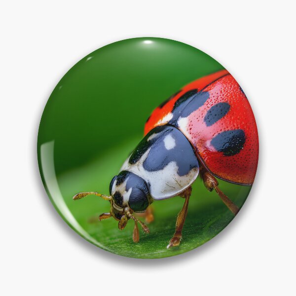 Item preview, Vivid Ladybug on Leaf in Nature's Embrace designed and sold by Artessie.