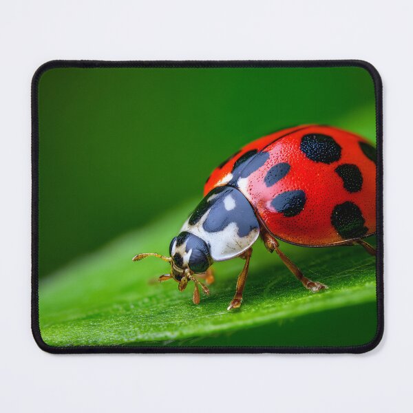 Item preview, Vivid Ladybug on Leaf in Nature's Embrace designed and sold by Artessie.