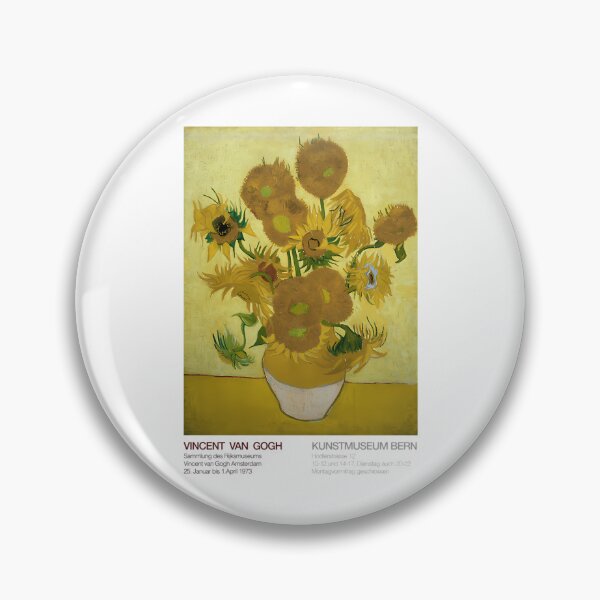 Artikelvorschau, Van Gogh Ausstellungsplakat - 1973 Schweiz - Sonnenblumen - entworfen und verkauft von shopbyjnb.