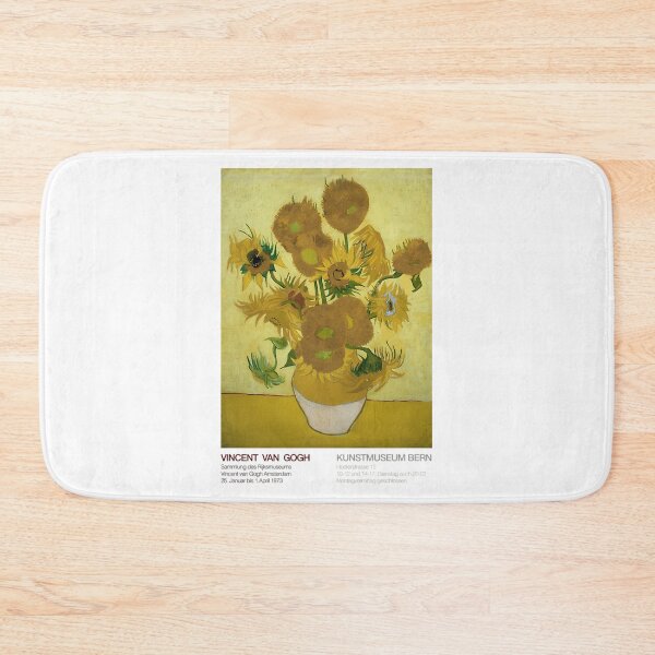 Item preview, Van Gogh Exhibition Poster - 1973 Switzerland - Sunflowers - designed and sold by shopbyjnb.