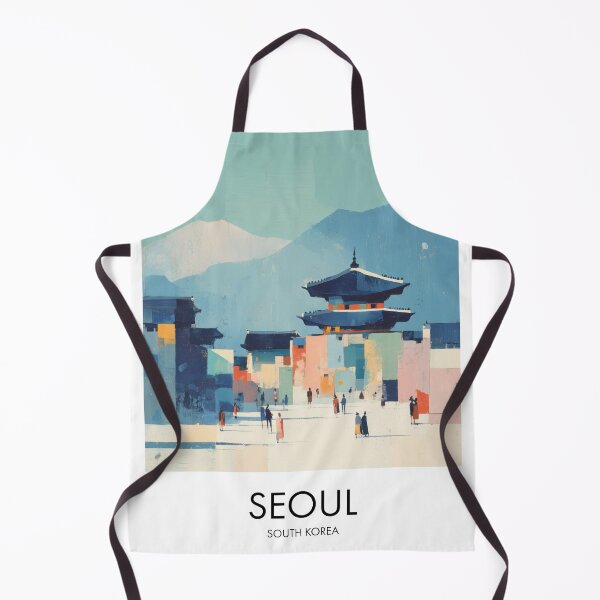 Item preview, Seoul Palace, Painterly Pastel Decor designed and sold by MarkedArtPrints.