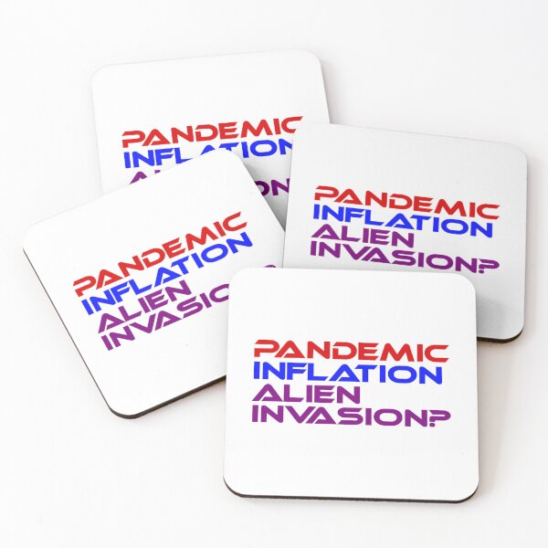 Item preview, Inflation Survivor Pandemic Inflation Alien Invasion designed and sold by AnyLilThing.