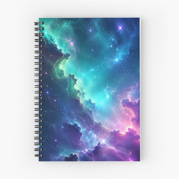 Item preview, Emerald and Violet Cosmic Nebula Dreamscape designed and sold by DDFolio.