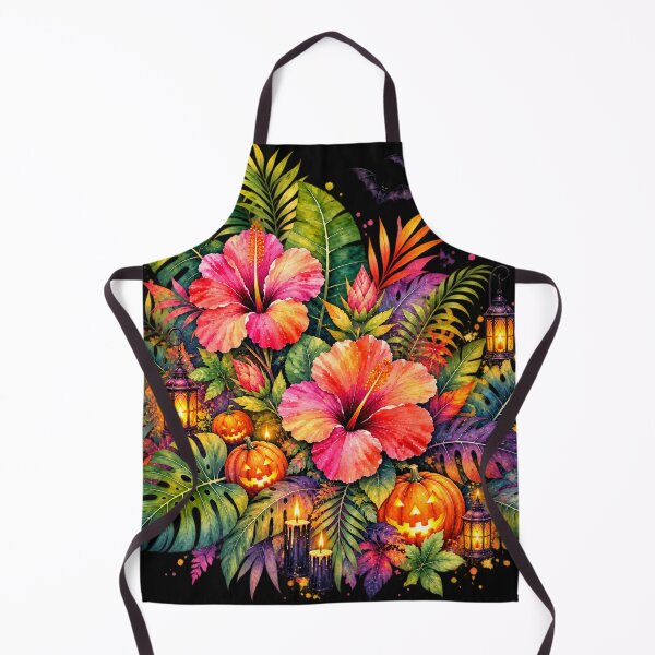 Item preview, Halloween Tropical Paradise Hibiscus Garden designed and sold by IamNolmo.