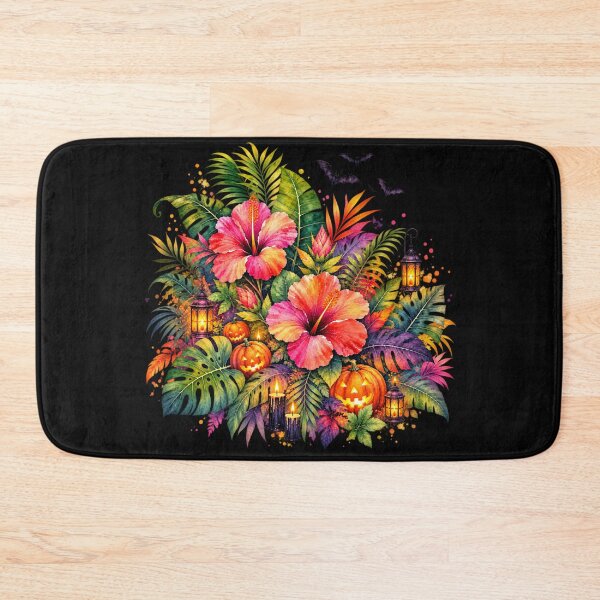 Item preview, Halloween Tropical Paradise Hibiscus Garden designed and sold by IamNolmo.