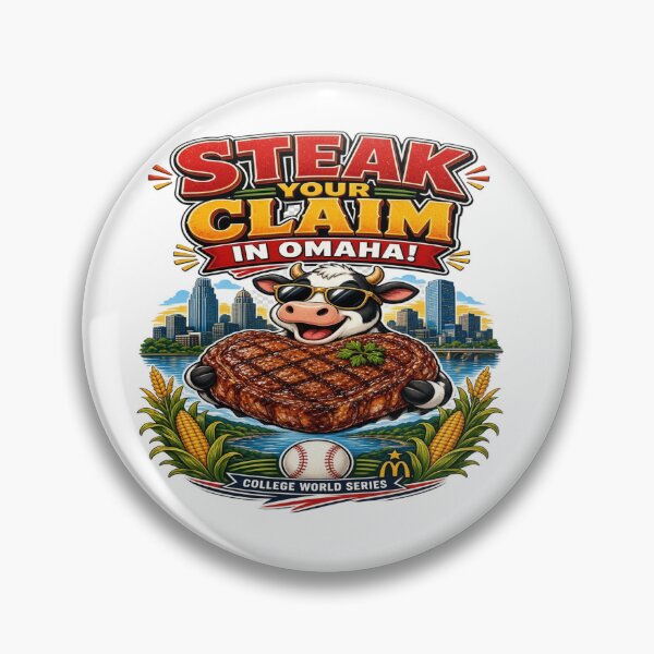 Item preview, Omaha Steak Your Claim Funny Nebraska Steak Design designed and sold by Sushikidsntoddlers.