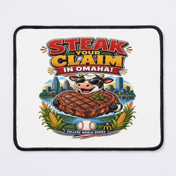 Item preview, Omaha Steak Your Claim Funny Nebraska Steak Design designed and sold by Sushikidsntoddlers.