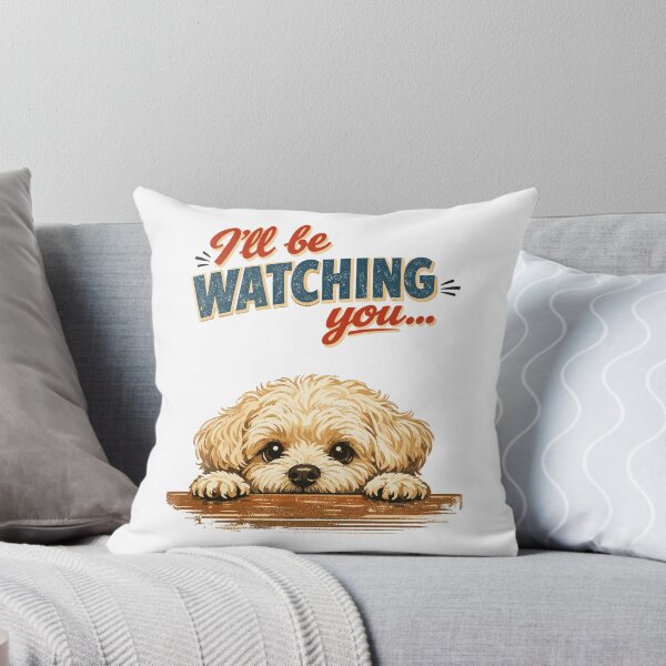 Item preview, Maltipoo Retro Design - I'll be watching you designed and sold by Pineapple-Tree.
