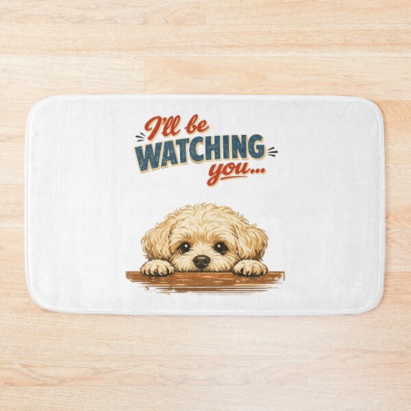Item preview, Maltipoo Retro Design - I'll be watching you designed and sold by Pineapple-Tree.