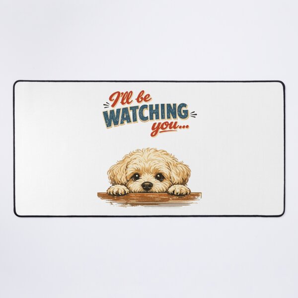 Item preview, Maltipoo Retro Design - I'll be watching you designed and sold by Pineapple-Tree.