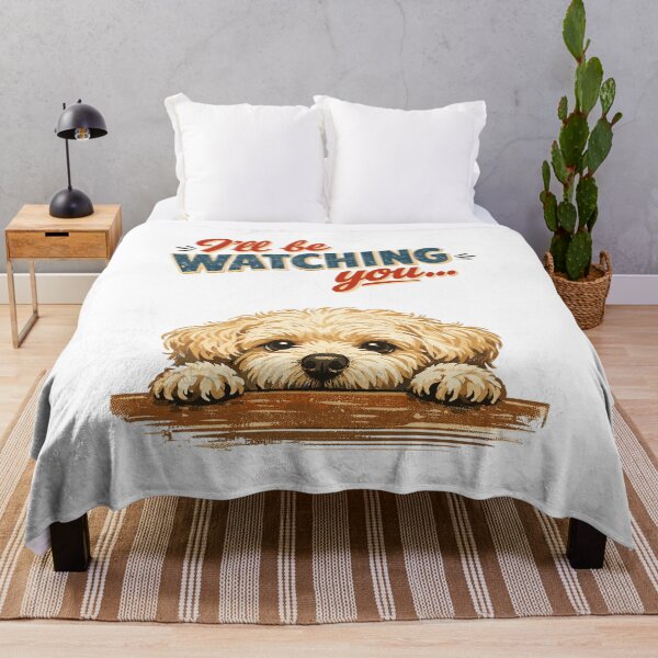 Item preview, Maltipoo Retro Design - I'll be watching you designed and sold by Pineapple-Tree.