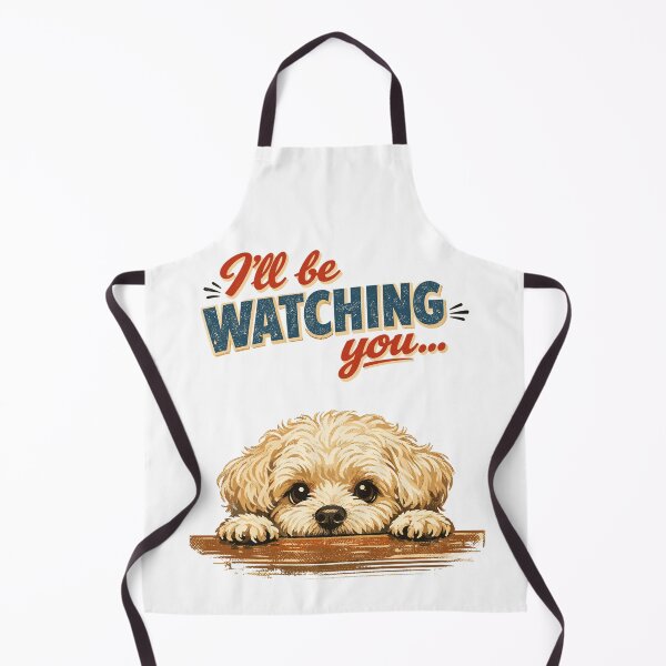Item preview, Maltipoo Retro Design - I'll be watching you designed and sold by Pineapple-Tree.