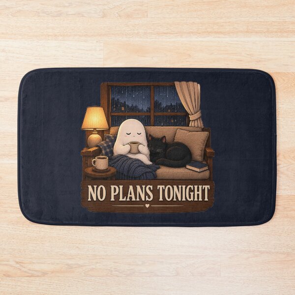 Item preview, No Plans Tonight designed and sold by QuietNovaShop.