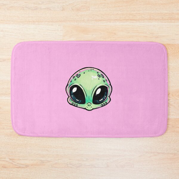Item preview, Cute Green Alien Head Kawaii Illustration designed and sold by jianina-alondra.