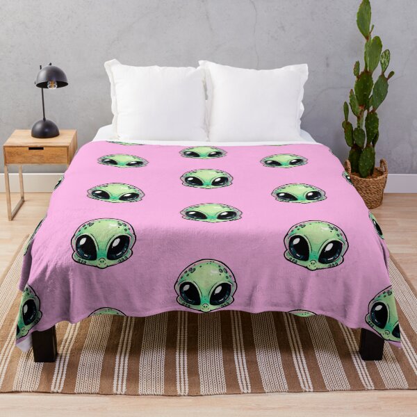 Item preview, Cute Green Alien Head Kawaii Illustration designed and sold by jianina-alondra.