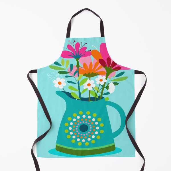 Item preview, Flowers in a blue jug image on a blue background. designed and sold by Zhanna LL.