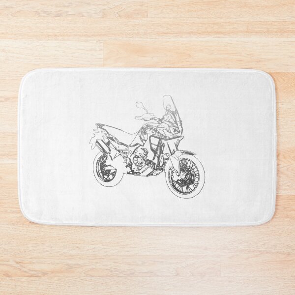 Item preview, Adventure Touring Motorcycle Pencil Silhouette Sketch designed and sold by Vekonn.