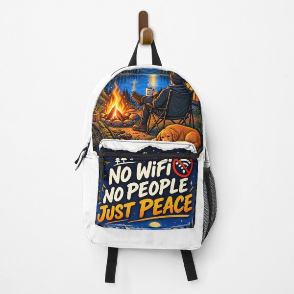 Item preview, No Wifi... No People... Just Peace Camping designed and sold by Pixel Palette.