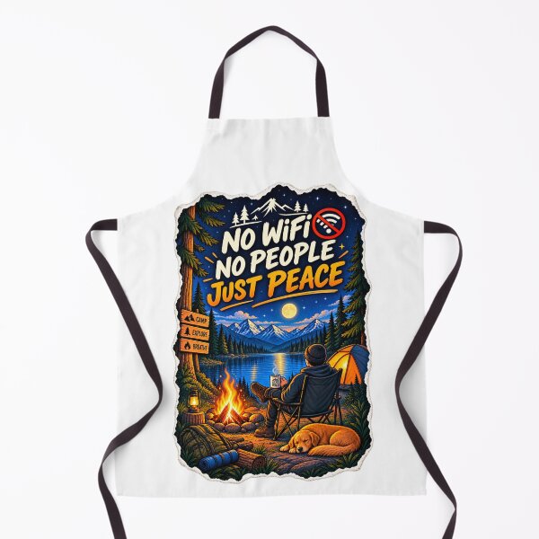 Item preview, No Wifi... No People... Just Peace Camping designed and sold by Pixel Palette.