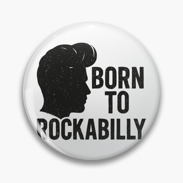 Item preview, Born to Rockabilly – Vintage Pompadour Style designed and sold by Pineapple-Tree.