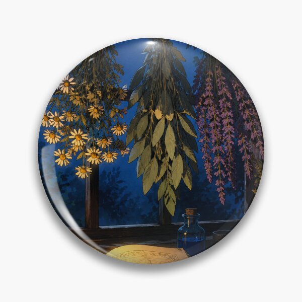 Item preview, Lofi Witch: Moonlit Herbarium designed and sold by bapupa.