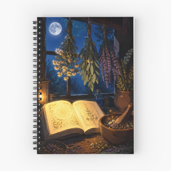 Item preview, Lofi Witch: Moonlit Herbarium designed and sold by bapupa.