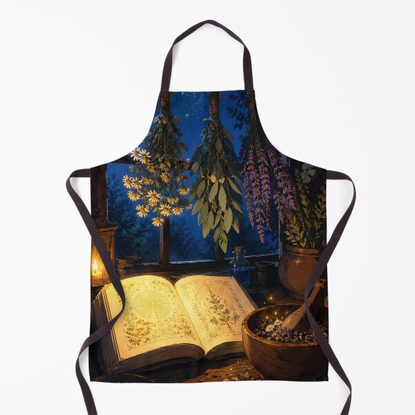 Item preview, Lofi Witch: Moonlit Herbarium designed and sold by bapupa.