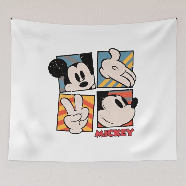 Item preview, Retro Mickey Mouse Pop Art Cartoon Collage Design designed and sold by Catherine58474.