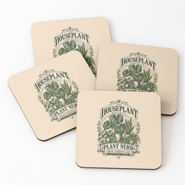 Item preview, The Houseplant Society Plant Nerd Vintage Botanical Indoor Gardening Club designed and sold by KakangMudi.