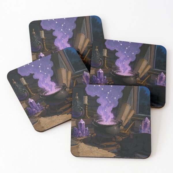 Item preview, Lofi Witch: Starry Cauldron designed and sold by bapupa.
