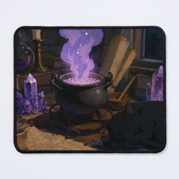 Item preview, Lofi Witch: Starry Cauldron designed and sold by bapupa.