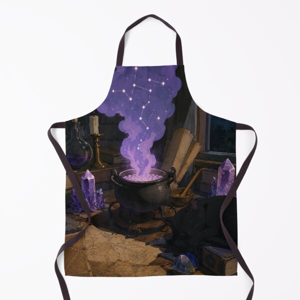 Item preview, Lofi Witch: Starry Cauldron designed and sold by bapupa.