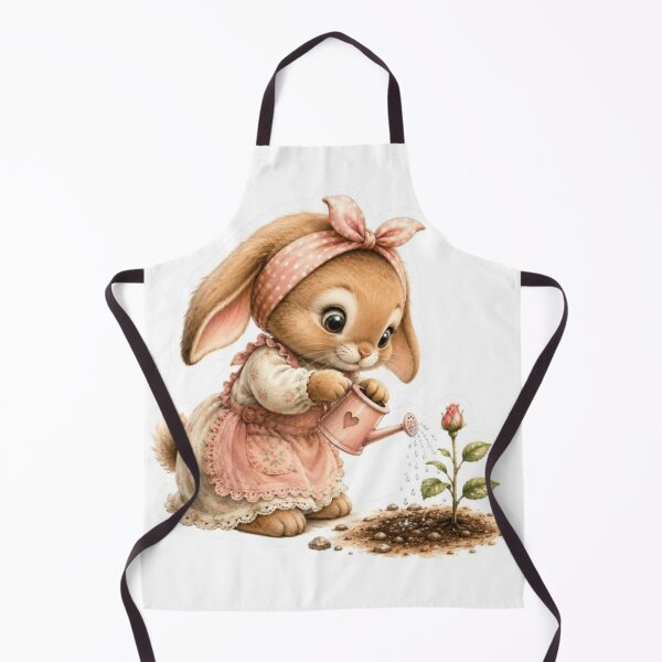 Item preview, Little Bunny Watering a Rose designed and sold by Snurly.