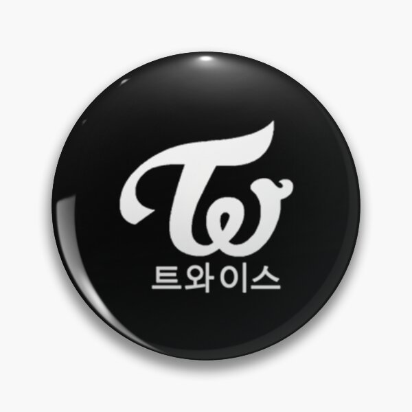 Item preview, Twice Kpop Logo Hangul Black White designed and sold by PerditaLu.