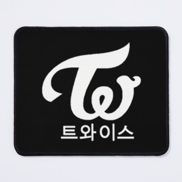 Item preview, Twice Kpop Logo Hangul Black White designed and sold by PerditaLu.