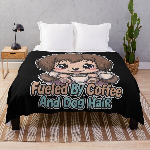 Item preview, fueled by coffee and dog hair designed and sold by lakanarivas.