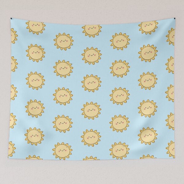 Item preview, Cute Happy Kawaii Sun Illustration designed and sold by jianina-alondra.