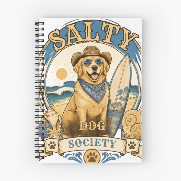 Item preview, Salty Dog Society Surf Hund designed and sold by Paw-and-Purr.