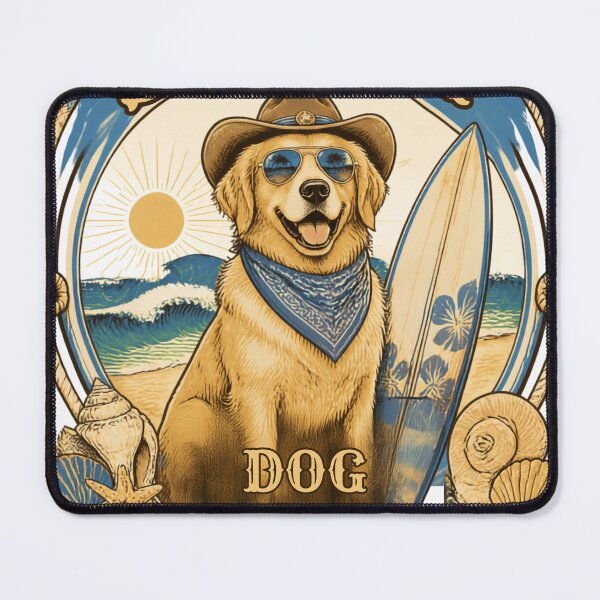 Item preview, Salty Dog Society Surf Hund designed and sold by Paw-and-Purr.