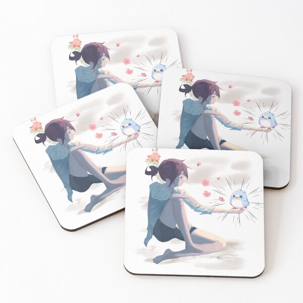 Item preview, anime girl with bird designed and sold by ErbilK.