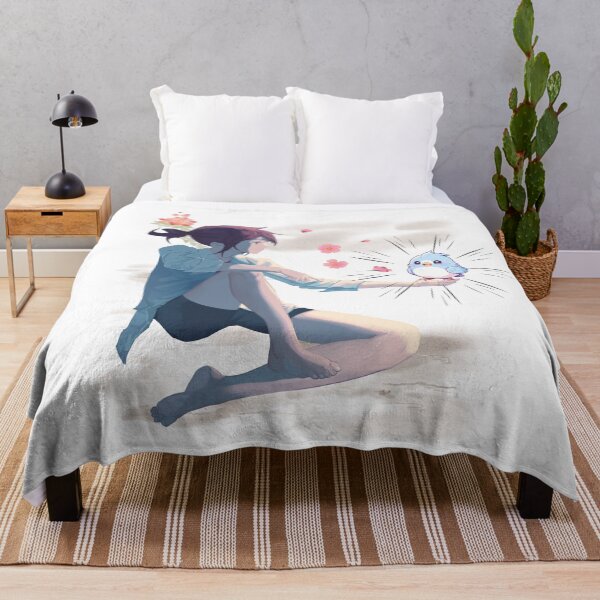 Item preview, anime girl with bird designed and sold by ErbilK.